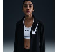 Nike Swoosh Women's Dri-FIT Running Jacket - Black - Polyester L (UK 16-18)