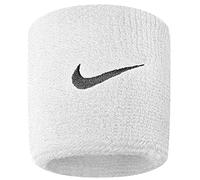Nike Swoosh Wristbands (One Pair) - White/Black, One Size