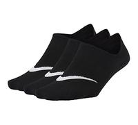 Nike Everyday Plus Lightweight Women's Training Footie Socks (3 Pairs) - Black 2-5
