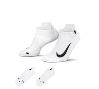 Nike SX7554-100 Multiplier Socks Unisex WHITE/BLACK Size L