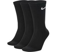Nike Everyday Lightweight Crew Socks 3 Pairs EU 34-38 Black / White