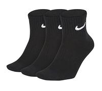Nike Everyday Lightweight Ankle Socks 3 Pairs EU 34-38 Black / White