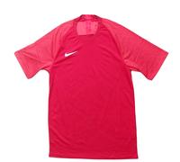Nike T-Shirt Men S Red Dri-Fit Mesh Back V-Neck Stretch Quick-Dry Gym Training