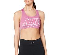 Nike T-Shirt Sports Bra - Magic Flamingo/(White), Small