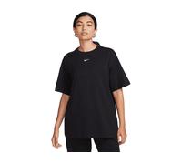 Nike Womens Boyfriend Swoosh T-Shirt - Black - Size S