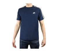 Nike Tape Repeat Tee Navy Blue UK L