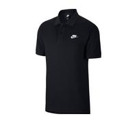 NIKE Mens Team Cotton Polo - Black