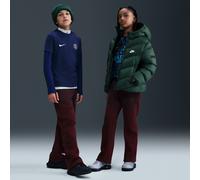 Nike Tech Fleece Big Kids' (Boys') Open-Hem Trousers - Red - Cotton S