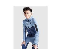 Nike Tech Fleece Older Kids' Full-Zip Hoodie - Blue - Cotton/Polyester L