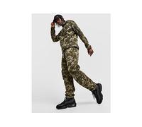 Nike Tech Men's Open-Hem Fleece Camo Trousers - Brown - Cotton/Polyester M