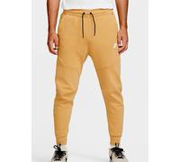 NIKE TECH FLEECE JOGGERS PANTS SIZE S (CU4495 722) ELEMENTAL GOLD / BLACK