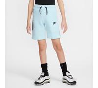 Nike Tech Fleece Older Kids' (Boys') Shorts - Blue - Cotton/Polyester S