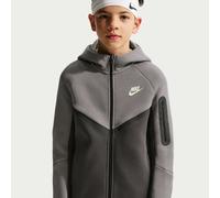 Nike Tech Fleece Older Kids' Full-Zip Hoodie - Black - Cotton/Polyester L