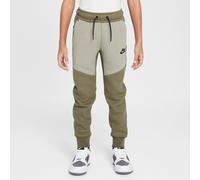Nike Tech Fleece Older Kids' Joggers - Green - Cotton/Polyester M