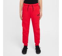 Nike Tech Fleece Older Kids' Joggers - Red - Cotton/Polyester S