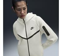 Nike Tech Fleece Windrunner Women's Full-Zip Hoodie - Brown - Cotton/Polyester M (UK 12-14)