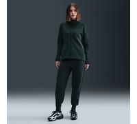 Nike Tech Fleece Women's Mid-Rise Joggers - Green - Cotton/Polyester S (UK 8-10)