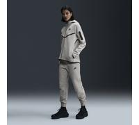 Nike Tech Fleece Women's Mid-Rise Joggers - Grey - Cotton/Polyester M (UK 12-14)