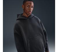 Nike Tech Men's Fleece Oversized Hoodie - Grey - Polyester/Cotton L