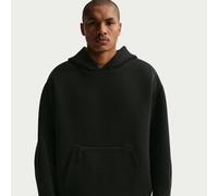 Nike Tech Men's Fleece Pullover Hoodie - Black - Polyester/Cotton S