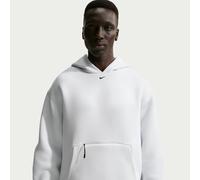 Nike Tech Men's Fleece Pullover Hoodie - White - Polyester/Cotton M