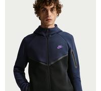 Nike Tech Men's Fleece Windrunner Full-Zip Jacket - Blue - Cotton/Polyester S