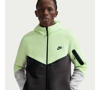 Nike Tech Men's Fleece Windrunner Full-Zip Jacket - Green - Cotton/Polyester XL