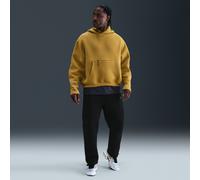 Nike Tech Men's Open-Hem Fleece Trousers - Black - Cotton/Polyester L