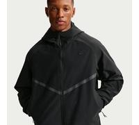 Nike Tech Men's Shori-Knit Full-Zip Windrunner Jacket - Black - Polyester/Cotton/Elastane XS