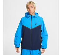 Nike Tech Men's Woven Full-Zip Windrunner Jacket - Blue - Nylon/Elastane XXL