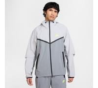Nike Tech Men's Woven Full-Zip Windrunner Jacket - Grey - Nylon/Elastane XS