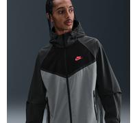 Nike Tech Men's Woven Full-Zip Windrunner Jacket - Grey - Nylon/Elastane XXL