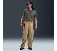 Nike Tech Men's Woven Oversized Trousers - Brown - Nylon/Elastane M