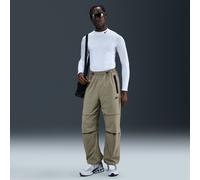 Nike Tech Men's Woven Oversized Trousers - Green - Nylon/Elastane XL