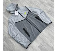 Nike Tech Woven Windrunner Full Zip Hoodie - Grey - Size M