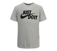 Nike Tee Just Do It Swoosh Casual Sports Round Neck Short Sleeve Gray AR5006-063 M