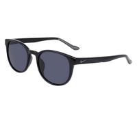 Nike Man NIKE TEMPER FLOW IF1101X 010 Sunglasses Injected Black Grigio Round Normal