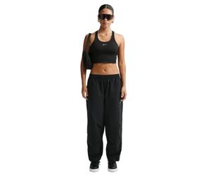 Nike Tempo II0420-010 Sports Bra Tank Top with Medium Support, Black/Black/Reflective SILV, M
