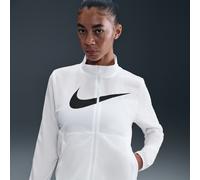 Nike Tempo Swoosh Run Women's Dri-FIT Running Jacket - White - Polyester L (UK 16-18)