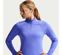 Nike Tempo Women's Dri-FIT 1/4-Zip Running Top - Blue - Polyester XS (UK 4-6)