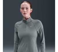 Nike Tempo Women's Dri-FIT 1/4-Zip Running Top - Grey - Polyester S (UK 8-10)