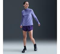Nike Tempo Women's Dri-FIT Mid-Rise Brief-Lined Running Shorts - Purple - Polyester L (UK 16-18)