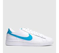 Nike Tennis Classic Trainers in White & Blue UK 8 (EU 42½)