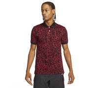 Nike The Nike Slim Fit Polo - POMEGRANATE/BLACK - XXL Size: 2XL