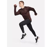 Nike Therma Fit ADV Running Division Long Sleeve Top Slim Fit Brown Size Small