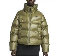 NIKE THERMA FIT DOWN FILL PUFFER JACKET SIZE S (DH4079 222) GREEN OLIVE / BLACK