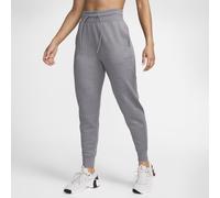 Nike Therma-FIT One Women's High-Waisted 7/8 Trousers - Grey - Polyester/Elastane L (UK 16-18)