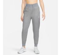 Nike Therma-FIT One Women's High-Waisted 7/8 Trousers - Grey - Polyester/Elastane M (UK 12-14)