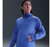 Nike Therma Men's Therma-FIT Full-Zip Fitness Top - Blue - Polyester S
