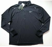NIKE THERMA SPHERE 3.0 ELEMENT DRI FIT RUNNING 1/2 ZIP TOP CU6087-010 MEN 2XL